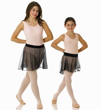 Falda en velo negra Capezio